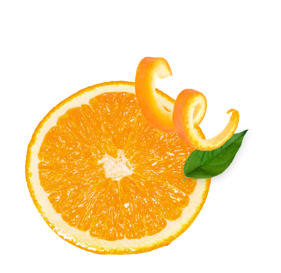 imagen representativa de una naranja vitamina c